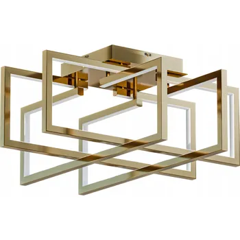 Zlaté Stropní Svítidlo Stropní Svítidlo LED Lustr Přisazený Bílá Teplá Do Obýváku