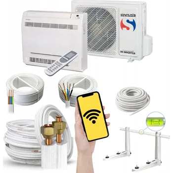 Klimatizace Konzolová klimatizace Sinclair 3,5kW + montážní sada 3m Rodigas