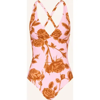 Dámské plavky Seafolly Dámské Plavky Rococo, růžová / hnědá, 40