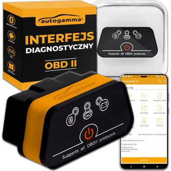 Autodiagnostika Diagnostické rozhraní Auto Gamma OBD2 Bluetooth 4.0 Android/iOS/Windows