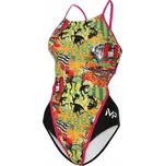 AQUA SPHERE Dámské plavky JONGO OPEN BACK ZELENÁ|ČERVENÁ|ŽLUTÁ