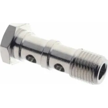 Hydraulický filtr Hydraulické šroubení metrické - průtokový šroub F 15 M8 x 1 dvojitý