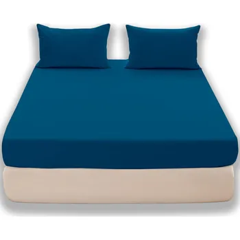 Prostěradlo Prostěradlo 160x200 cm s gumou Cotton world jersey Tyrkysové měkké GK07