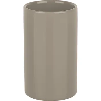 Držák na kartáček SPIRELLA Spirella kelímek na kartáčky TUBE, šedo-hnědý, keramika, 10.16902