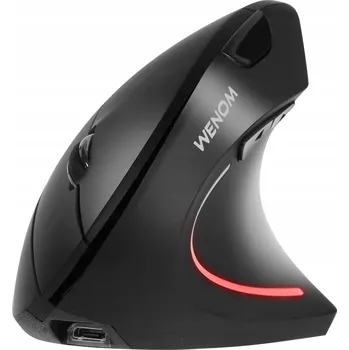 Myš Bezdrátová myš ergonomická vertikální bluetooth černá Wenom ARM 1600