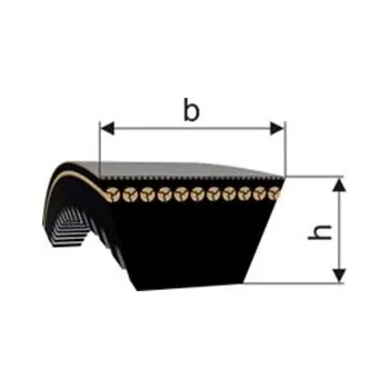 Klínový řemen 17BX 1610 Lw (BX 62) PIX