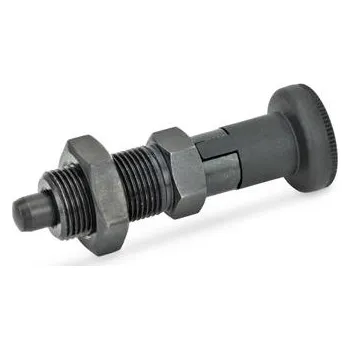 Nerezový dřez Pružinový pístek ELESA+GANTER GN 617.1-6-A - NI - M12 x 1.5 - nerez ocel