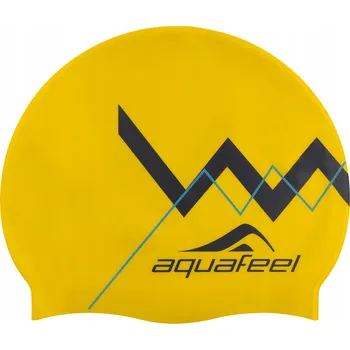Plavecká čepice Plavecká čepice pro dospělé Silikonová AQUA FEEL žlutá