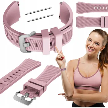 Příslušenství k chytrým hodinkám Řemínek pro Samsung Galaxy Watch 6 Classic 47mm chytré hodinky světle růžový řemínek