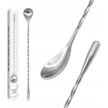 Příbor Barmanská lžíce dlouhá s kapkou na koktejly | 30 cm