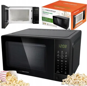 Mikrovlnná trouba MIKROVLNNÁ TROUBA ESPERANZA 20L 700W 6 PROGRAMŮ OTOČNÝ TALÍŘ