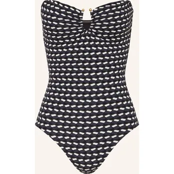 Dámské plavky Seafolly Dámské Bandeau Plavky Mala, tmavě modrá / černá /...