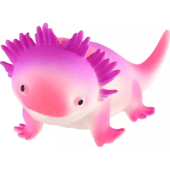 Figurka Teddies Mlok antistresový mačkací silikon 12x6cm Barvy: fialová