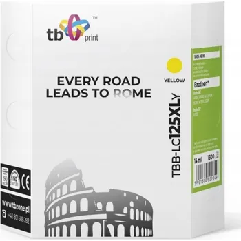 TB PRINT Náplň do tiskárny Brother LC125XL TBB-LC125XLY Žlutá