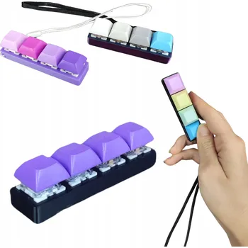 POP IT Antistresová Hračka Antistresové hračky Fidget pro dospělé Klicker PŘÍVĚSEK NA KLÍČE