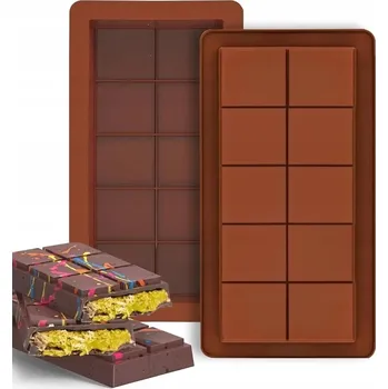 Forma na pečení FORMA NA DUBAJSKOU ČOKOLÁDU SILIKONOVÁ FORMA 13,5X25 CM SADA 2 KUSŮ