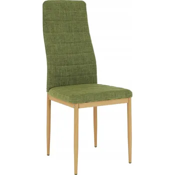 Jídelní židle Židle, zelená látka / kov, COLETA NOVA