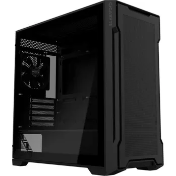 PC skříň GIGABYTE case GB-C102G, Mid Tower, 2x USB3.0, Průhledná bočnice, 2x 120mm Fan, černá