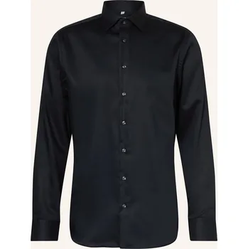 Pánská košile Seidensticker Pánská Košile Shaped Fit, černá, 45
