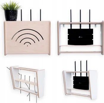 WiFi | Kryt na router | Skříňka na router | Police na router | Vyrobeno v EU