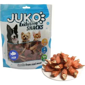 Pamlsek pro kočku Chicken & Fish JUKO Snacks 250 g