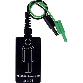 Revizní přístroj Metrel A 1597 Lidová sonda fyziologické sondy, 20992707, měřicí sonda, 1 ks