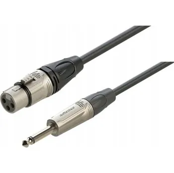 Audio kabel XLR kabel - 6,3 mm jack Roxtone DMXJ210L1 1 m