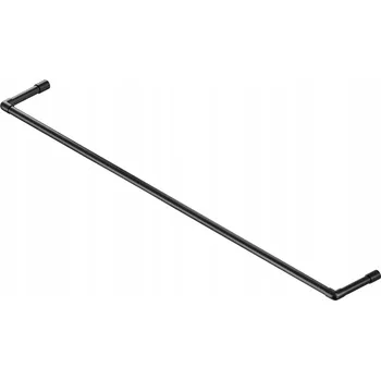 Držák na ručník Kulatý závěs na kolíky Artest , černý