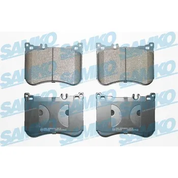 Brzdová destička Sada brzdových destiček, kotoučová brzda SAMKO 5SP1968