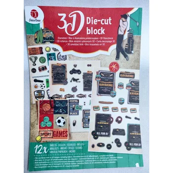 Blok s motivy A4 DecoTime 12