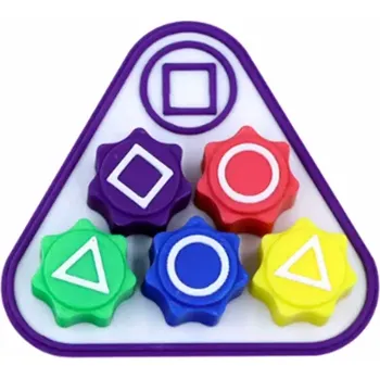 Desková hra Hra GONGGI - SQUID GAME/ HRA NA OLIHEŇ - 5ks + Stojánek trojúhelník (Značka: VAKIND)