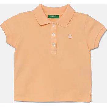 Dětské polo tričko United Colors of Benetton 3WG9G300A.P.Season.PPYA oranžová 20X, vel. 116
