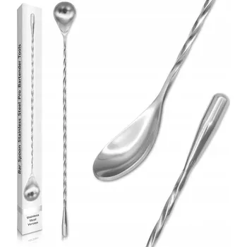 Příbor Barová lžíce dlouhá s kapkou na míchání drinků | 40 cm