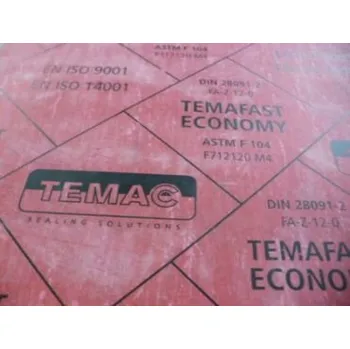 Tepelná izolace Těsnicí bezasbestová deska TEMAFAST - tl. 2.0 mm - 500 x 500 mm