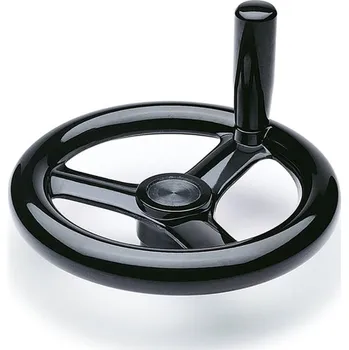 Pojezdové kolečko Ovládací kolo ELESA+GANTER VR.180 FP+I - průměr 180 mm - plný náboj