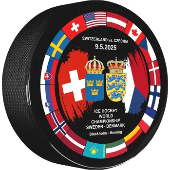 Puk FansArena Puk Ice Hockey World Championship Sweden | Denmark MS 2025 Dueling 09.05.2025 Switzerland vs. Czechia
