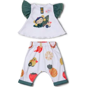 Panenka Zapf Creation ZAPF BABY BORN Tričko s opičkou + kalhoty oblečení pro panenku miminko 43cm