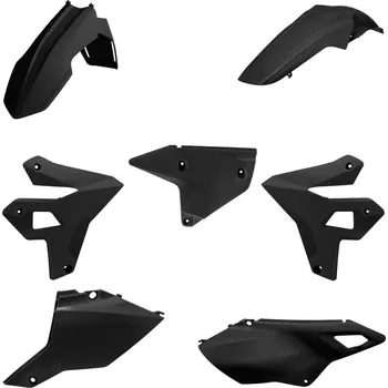 Sada plastů SUZUKI DR-Z 400 (DRZ400) '00-'24 (RESTYLING), POLISPORT černá