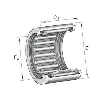 INA HK2820-2RS-L271 Jehlové ložisko