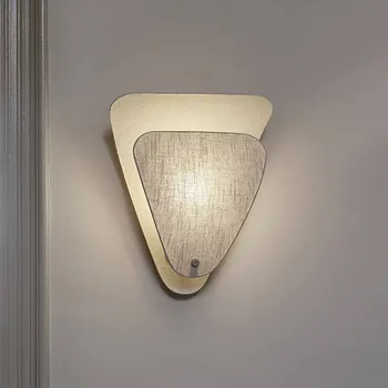 Lampička MARKET SET Nástěnné světlo Coquillage, krémová, 33 cm, plátno krémová barva 1 x 15 W LED - Doprava zdarma