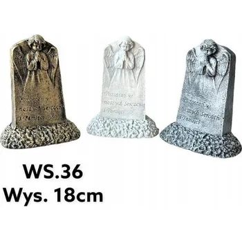 Obraz Figurka anděla na podstavci 7x14,5x18 cm zlatá