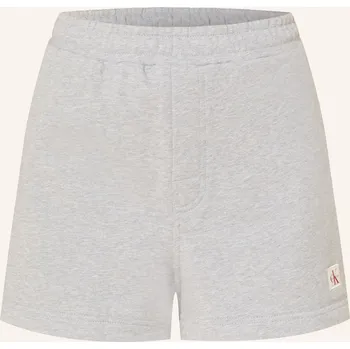 Dámské kraťasy Calvin Klein Jeans Dámské Šortky Z Mikinové Látky, světle...