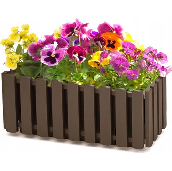 Květináč Plast Květináč béžový, Botle 18 cm x 38 x 16,2 cm