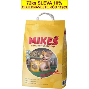 Podestýlka pro kočku MIKEŠ Standard hrudkující 10 kg