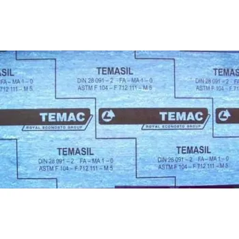 Tepelná izolace Těsnicí bezasbestová deska TEMASIL - tl. 1.0 mm - 500 x 500 mm