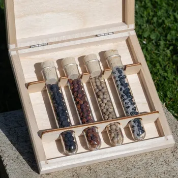 Koření La Plantation Degustační sada 4 Kampotských pepřů