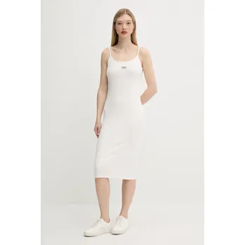 Dámské šaty Šaty Tommy Jeans DW0DW20330 béžová 01X, vel. S