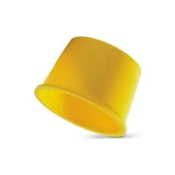 Univerzální ochranná zátka kónická Typ 1 D=24mm žlutá, LDPE