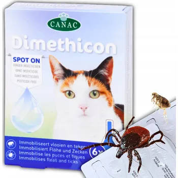 Antiparazitikum pro psa PREPARAT PRZECIW PCHŁOM I KLESZCZOM DLA KOTÓW KAPKY NA BLECHY A KLÍŠŤATA