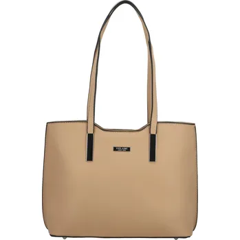 Kabelka Dámská kabelka na rameno béžová - Delami Velvet Aura béžová